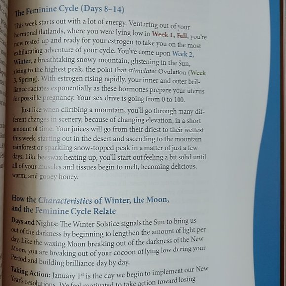 4 Seasons in 4 Weeks Book & Cycle Tracking Journal, by Suzanne Mathis McQueen - Picture 5 of 6